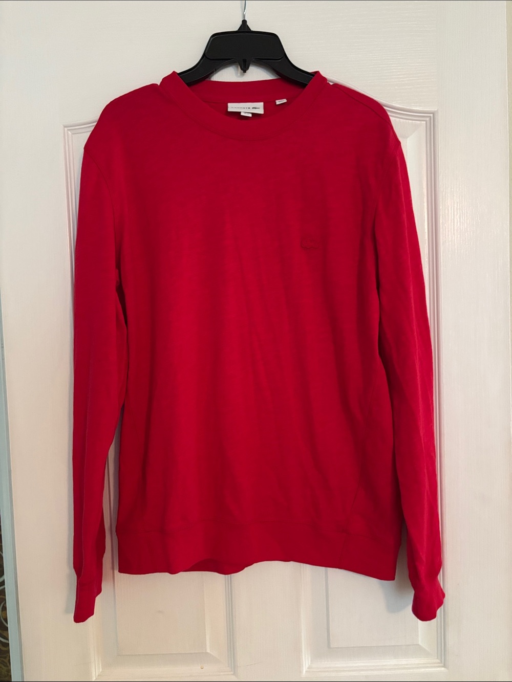 Lacoste Red Men's Crewneck Sweater